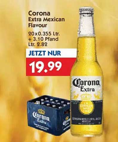 Corona Extra Mexican Flavour 20 x 0,355 L