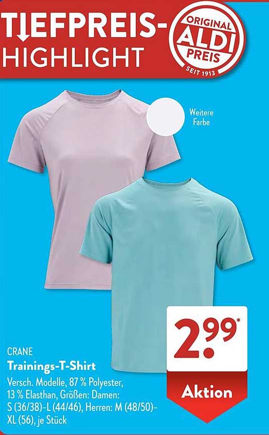 CRANE Trainings-T-Shirt