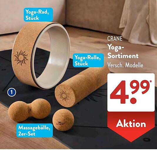 CRANE Yoga-Sortiment - Verschiedene Modelle