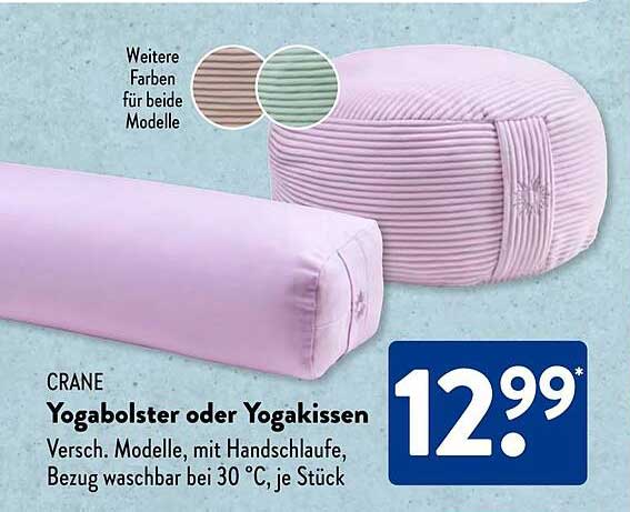 CRANE Yogabolster oder Yogakissen
