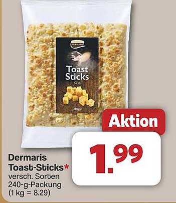 Dermaris Toast-Sticks 240-g-Packung