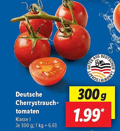 Deutsche Cherrytomaten 300g - Klasse I