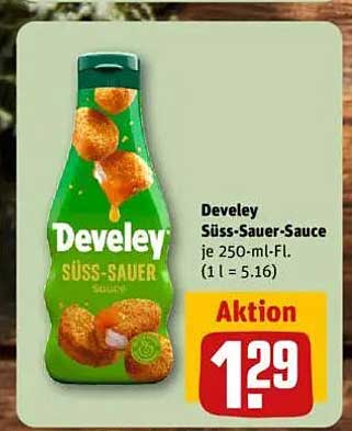 Develey Süß-Sauer-Sauce je 250-ml-Fl.
