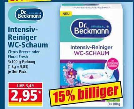Dr. Beckmann Intensiv-Reiniger WC-Schaum
