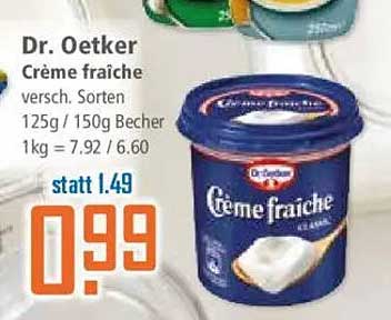 Dr. Oetker Crème fraîche 125g - 150g Becher