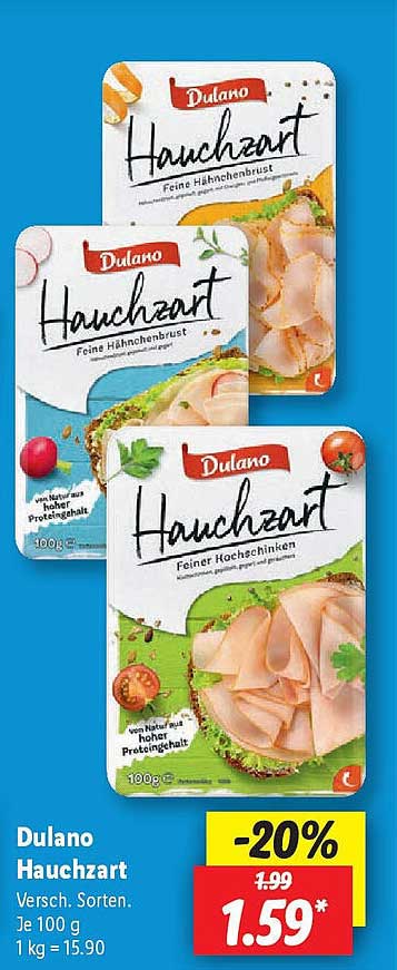 Dulano Hauchzart - Feine Hähnchenbrust und Hochschinken