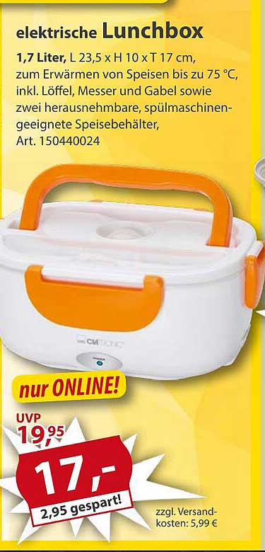 elektrische Lunchbox 1,7 Liter