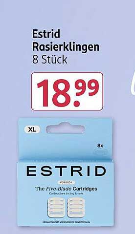Estrid Rasierklingen 8 Stück