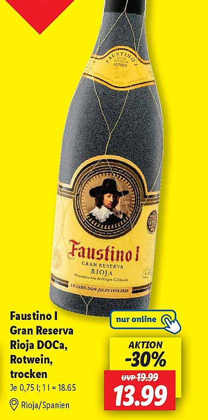 Faustino I Gran Reserva Rioja DOCA, Rotwein, trocken