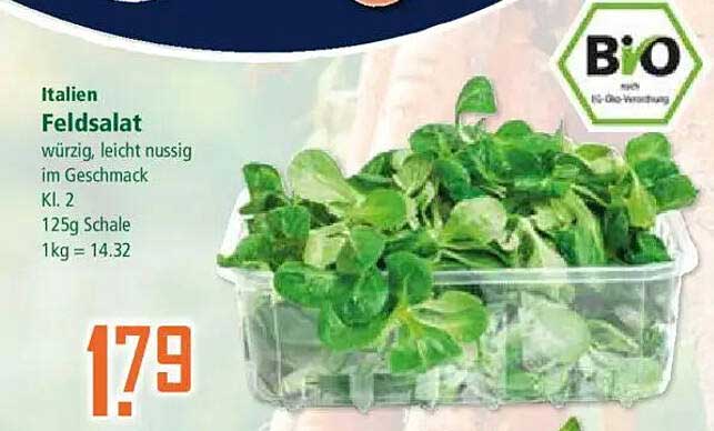 Feldsalat - würzig, leicht nussig im Geschmack