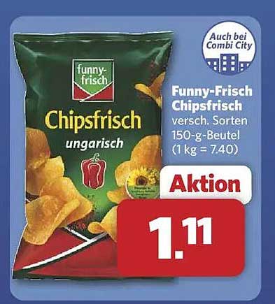 Funny-Frisch Chipsfrisch ungarisch 150-g-Beutel