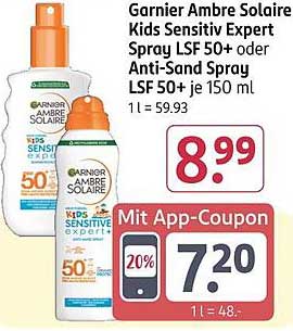 Garnier Ambre Solaire Kids Sensitiv Expert Spray LSF 50+