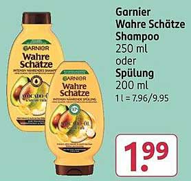 Garnier Wahre Schätze Shampoo 250 ml oder Spülung 200 ml