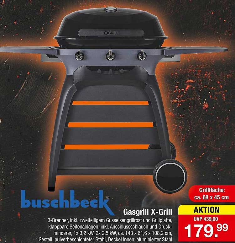 Gasgrill X-Grill von buschbeck - Aktion vom 02. bis 07. Juni 2025