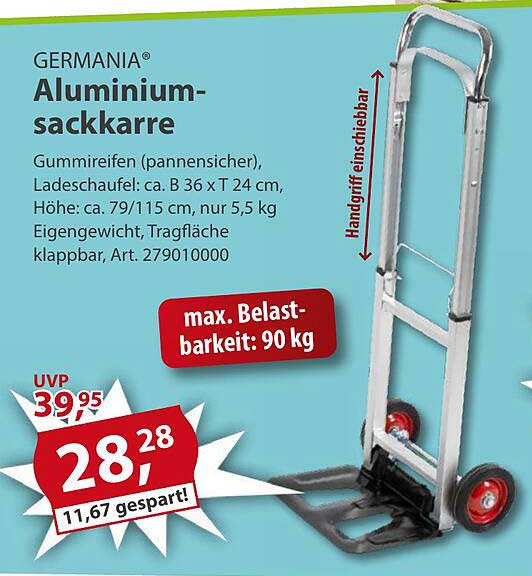 GERMANIA® Aluminium-Sackkarre