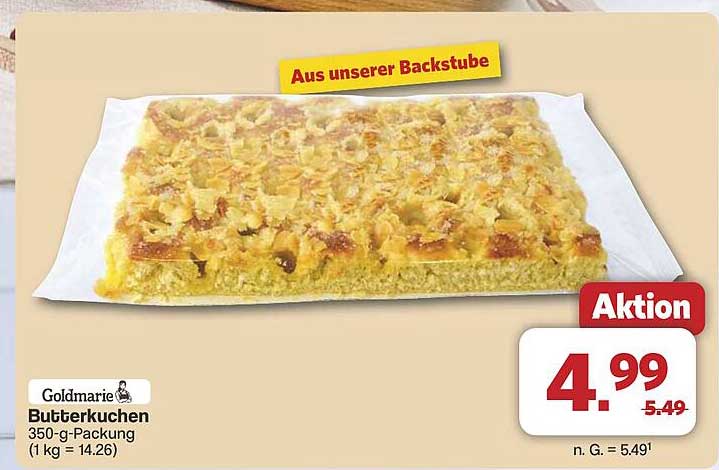 Goldmarie Butterkuchen 350-g-Packung