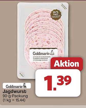 Goldmarie Jagdwurst 90-g-Packung
