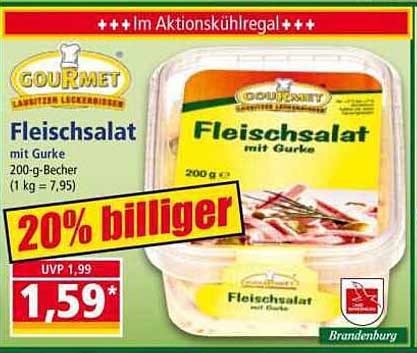 GOURMET Fleischsalat mit Gurke 200g