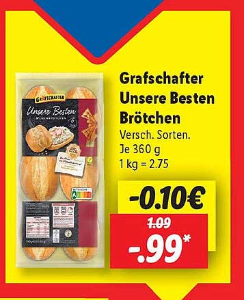 Grafschafter Unsere Besten Brötchen