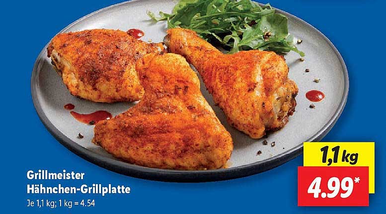 Grillmeister Hähnchen-Grillplatte