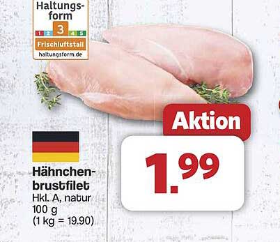 Hähnchenbrustfilet HkL A, natur