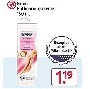 Isana Enthaarungscreme 150 ml