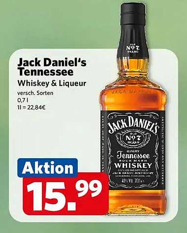 Jack Daniel's Tennessee Whiskey & Liqueur 0,7l