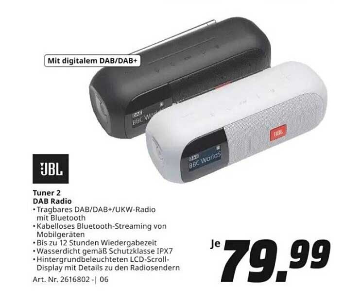 JBL Tuner 2 DAB Radio