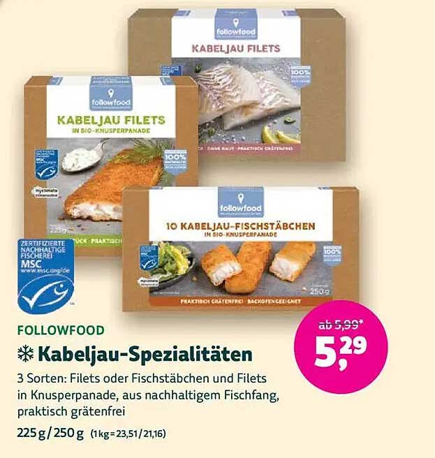 Kabeljau-Spezialitäten von followfood