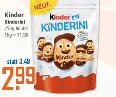 Kinder Kinderini 250g Beutel - Jetzt zum Sonderpreis!