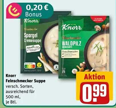Knorr Feinschmecker Suppe - verschiedene Sorten