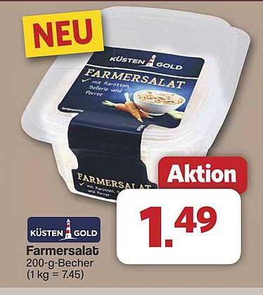 Küsten Gold Farmersalat 200-g-Becher
