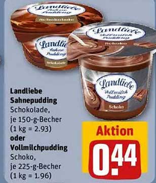 Landliebe Sahnepudding Schokolade oder Vollmilchpudding Schoko – Aktion!