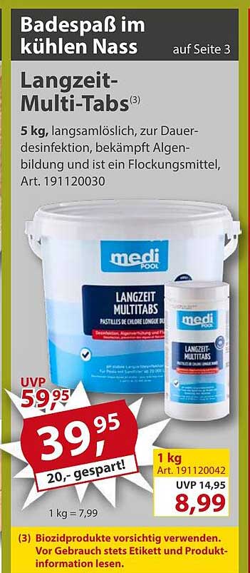 Langzeit-Multi-Tabs 5 kg