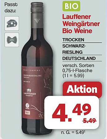 Lauffener Weingärtner Bio Weine - Trocken Schwarzriesling