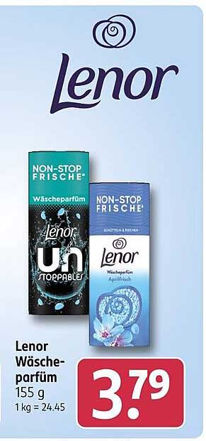 Lenor Wäscheparfüm 155 g für 3,79 €