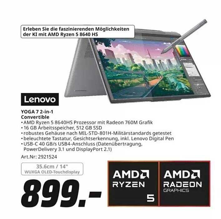 Lenovo YOGA 7 2-in-1 Convertible