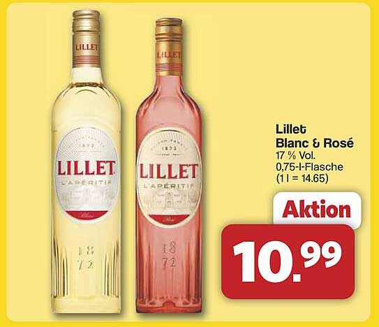 Lillet Blanc & Rosé - 0,75 l Flasche
