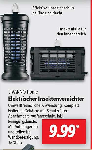 LIVARNO home Elektrischer Insektenvernichter