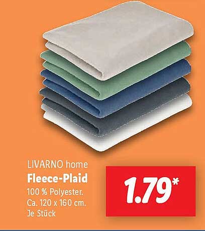 LIVARNO home Fleece-Plaid