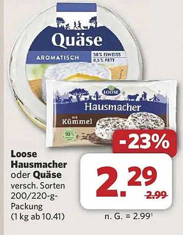 Loose Hausmacher oder Quäse – Vielseitige Frische für jeden Geschmack