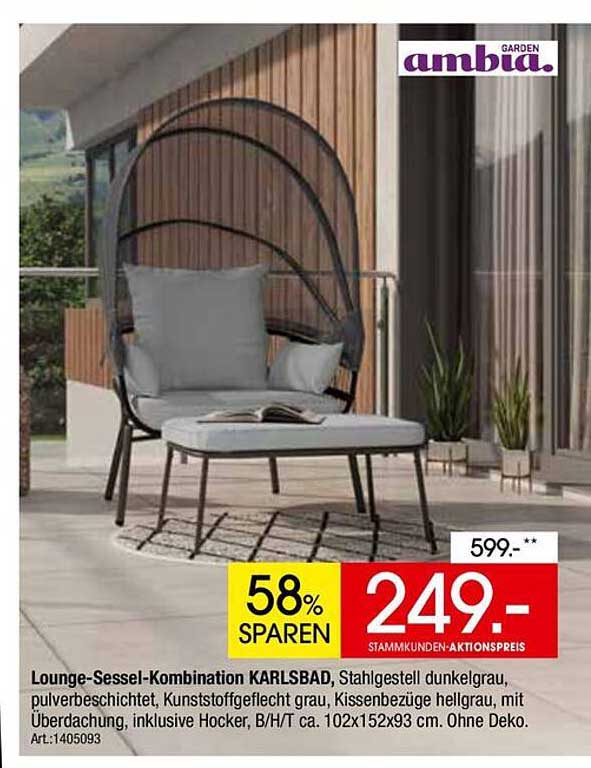 Lounge-Sessel-Kombination KARLSBAD