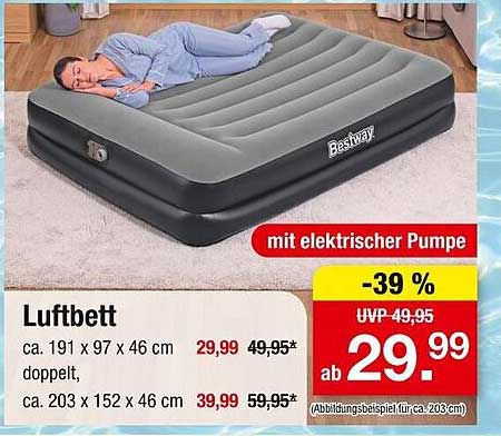 Luftbett mit elektrischer Pumpe von Bestway