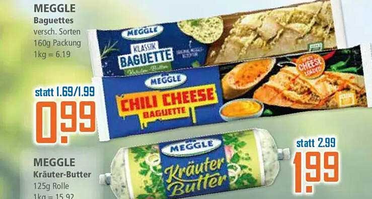MEGGLE Baguettes und Kräuter-Butter