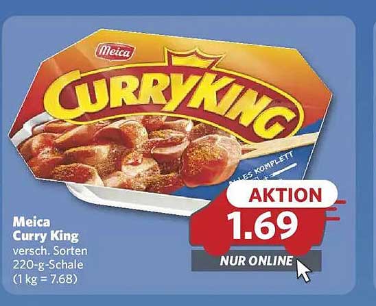 Meica Curry King 220-g-Schale - Aktion