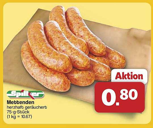Mettenden - herzhaft geräuchert 75-g-Stück
