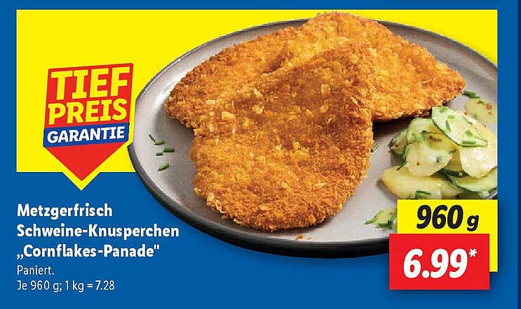 Metzgerfrisch Schweine-Knusperchen „Cornflakes-Panade“