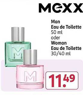 MEXX Man Eau de Toilette 50 ml oder Woman Eau de Toilette 30/40 ml