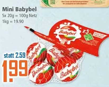 Mini Babybel 5x20g - Jetzt zum attraktiven Preis!