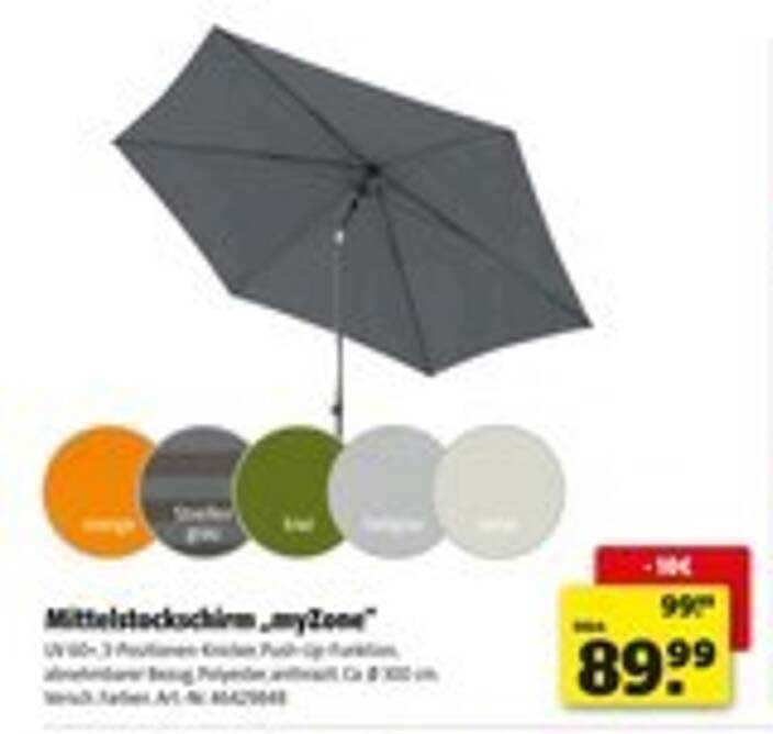 Mittelstockschirm „anyZone“